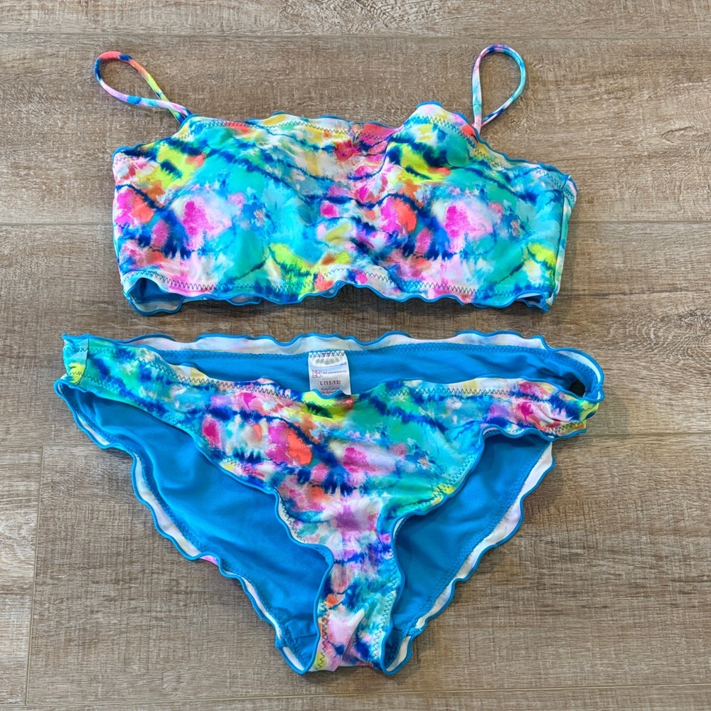 Colorful Tie-Dye Women’s Swim Set